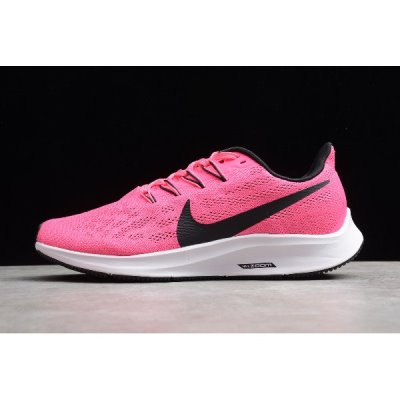 Nike Bayan Air Zoom Pegasus 36 Hyper Pembe / Siyah Koşu Ayakkabısı Türkiye - X12ISPO7